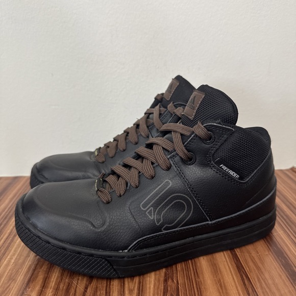 Adidas Five Ten Men's Size 6.5 Freerider Mid Mountain Bike Shoes EPS Black Brown - Picture 1 of 10